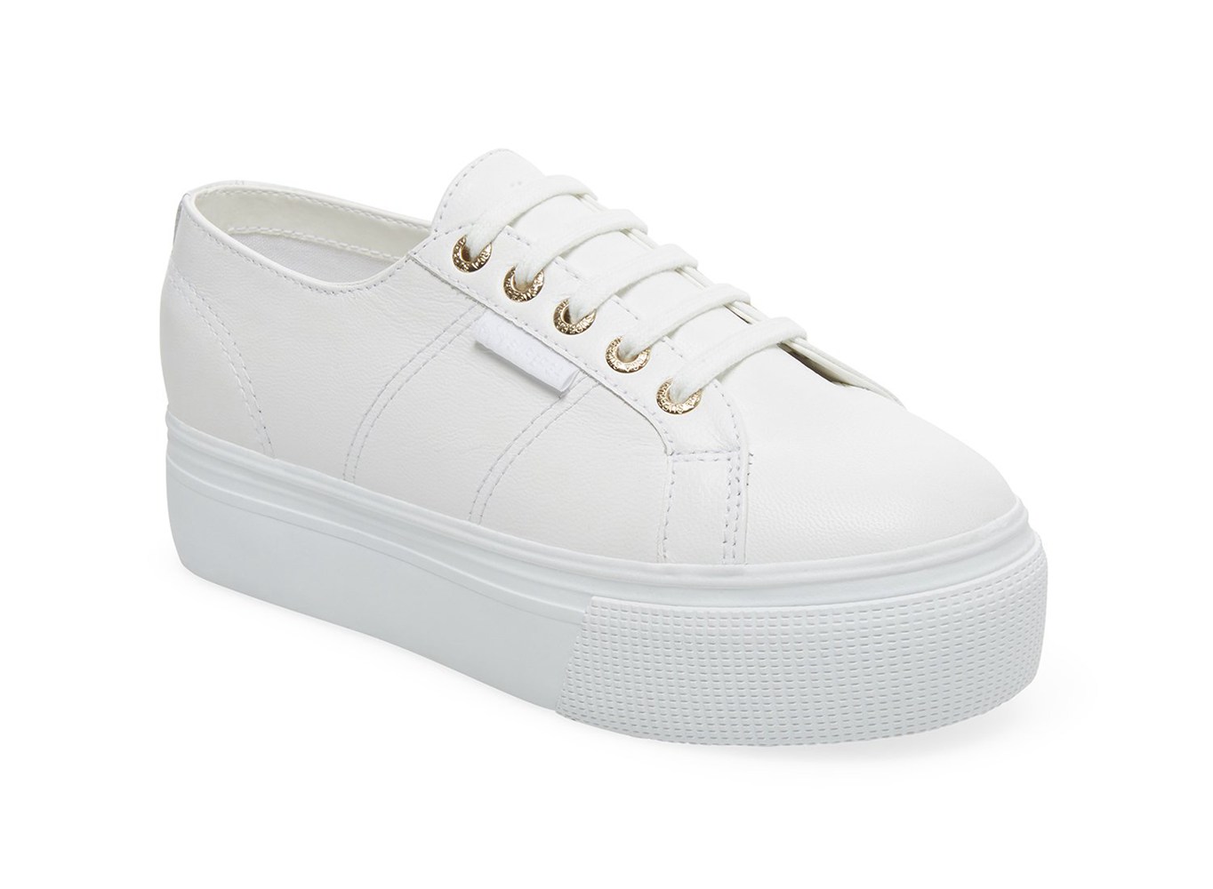 Espadrille Feminino Branco - Superga 2790 Nappaleaw Couro - FXJBD-3905